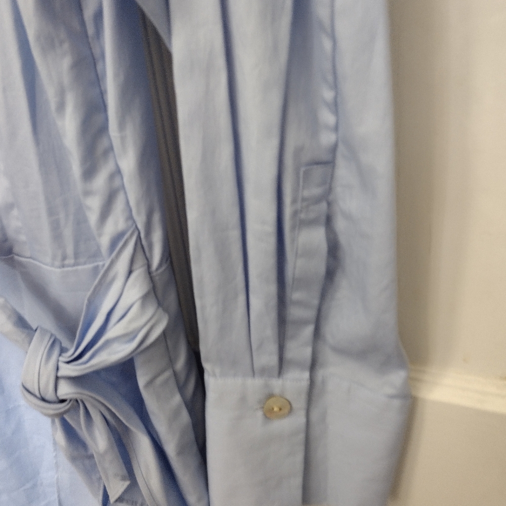 Vince Wrap Bodice Shirt Dress size 6 NWT - Picture 7 of 17